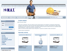 Tablet Screenshot of mat-online.cz